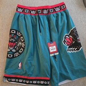 NBA Vancouver Grizzlies Basketball Shorts wi Size L